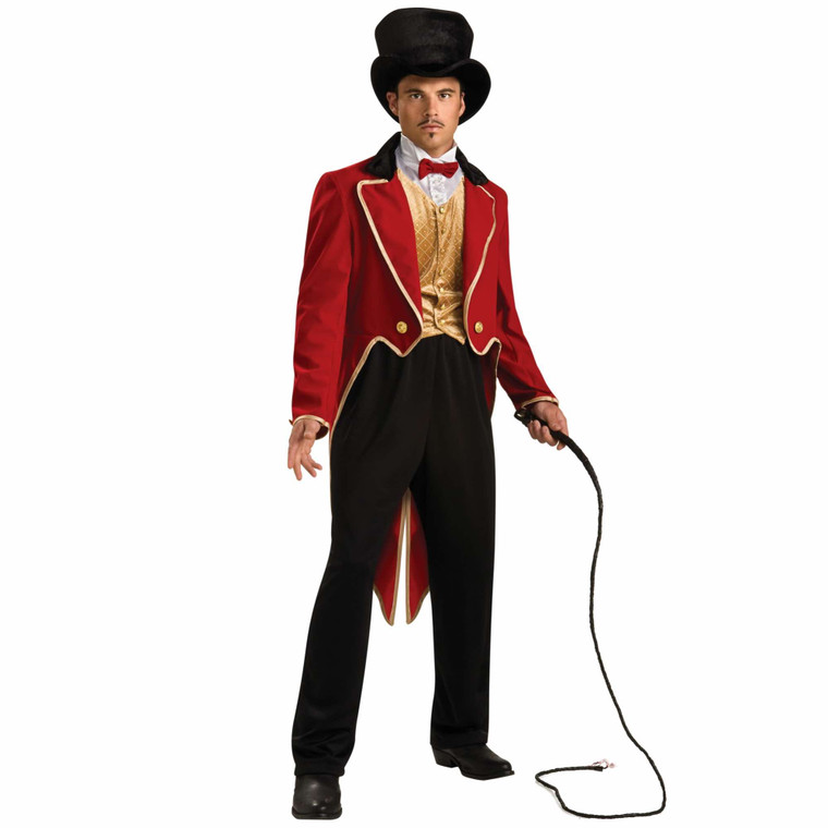 Ringmaster Circus Lion Tamer Tuxedo Deluxe Men Costume STD