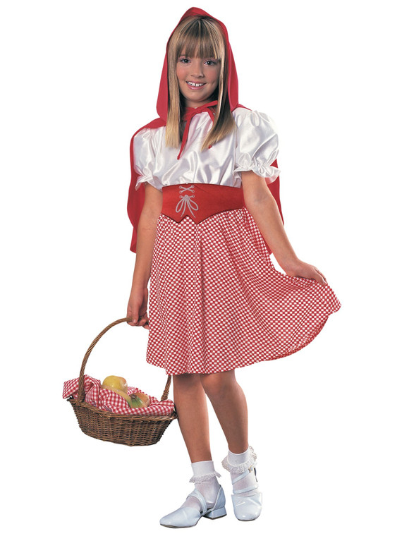 Little Red Riding Hood Big Bad Wolf Fairy Tale Story Book Week Girls Costume