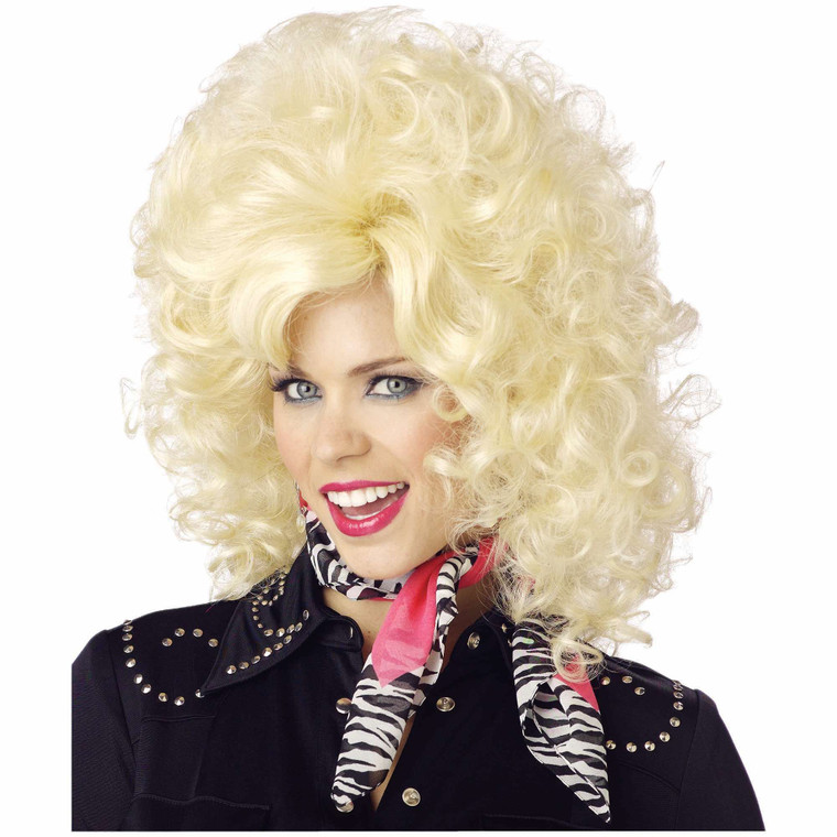 Country Western Dolly 1950s 60s 70s 80s Womens Costume Wig
