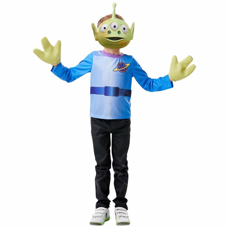 Aliens Deluxe Little Green Men Disney Toy Story 4 Movie Child Boys Costume 3-6