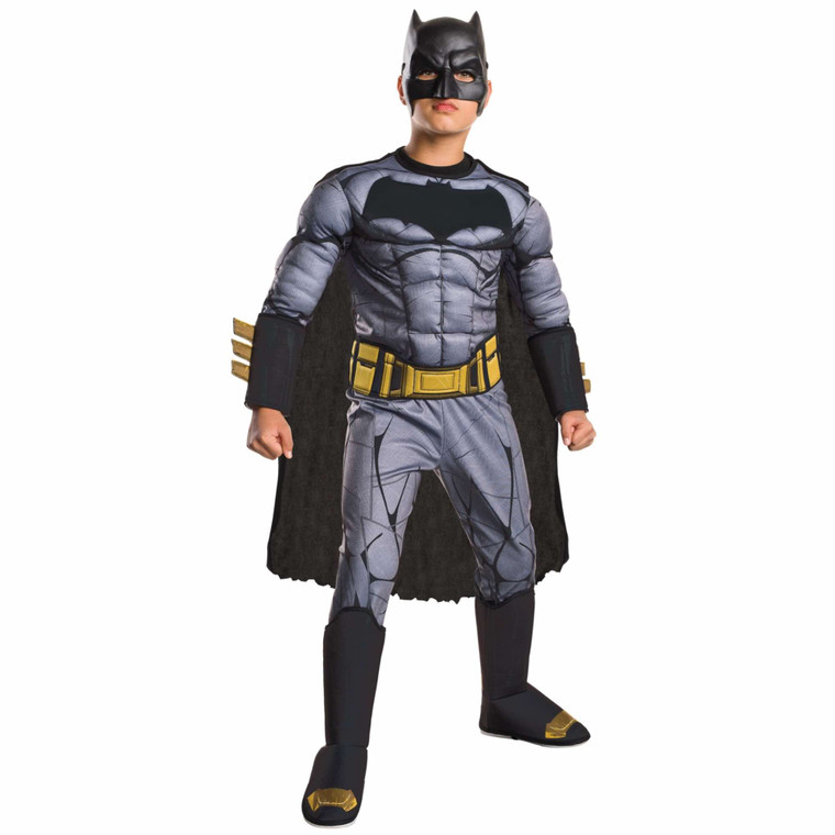 Batman Vs Superman Deluxe Muscle Chest DC Comic Superhero Boys Costume