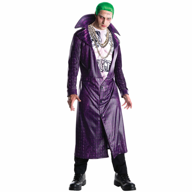 The Joker Suicide Squad Deluxe Super Villain DC Comics Licensed Mens Costume