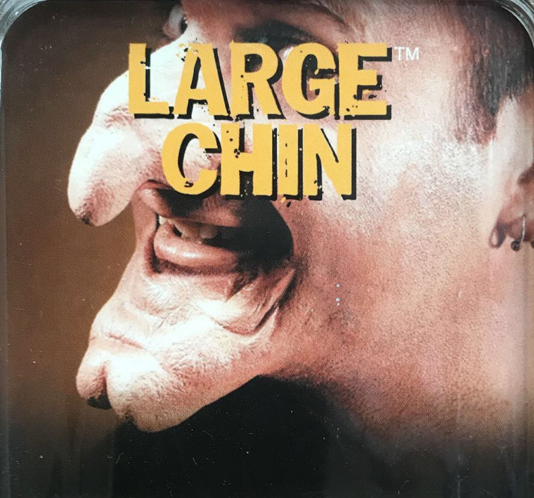 Large Big Chin Witch Monster Cartoon Villian Halloween Mens Costume Prosthetic
