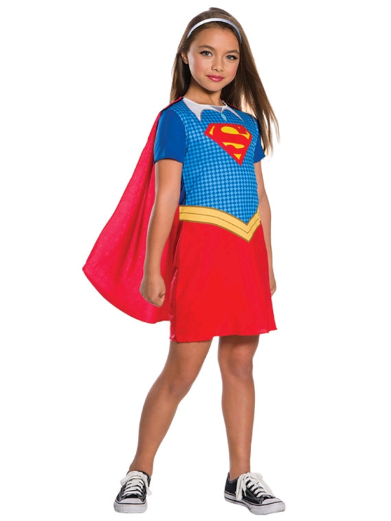Supergirl DC Comic Super Hero Superhero Movie Book Week Girls Costume 4-6