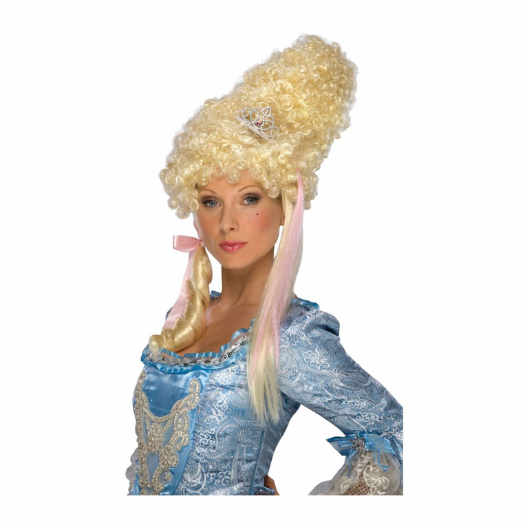 Marie Antoinette French Queen Colonial Beehive Blonde Women Costume Wig