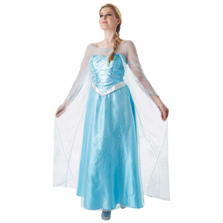 Elsa Frozen Disney Snow Queen Women Costume