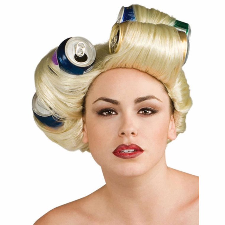 LADY GAGA Soda Can Blonde Curly Licensed Women Wig