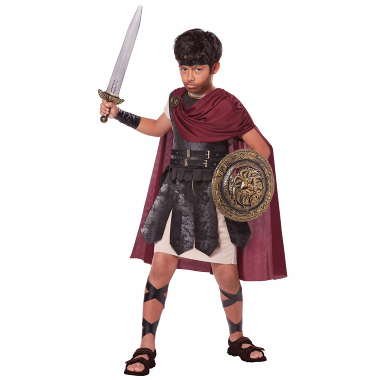 Spartan Warrior Roman Greek Warrior Hercules Gladiator Medieval Boys Costume