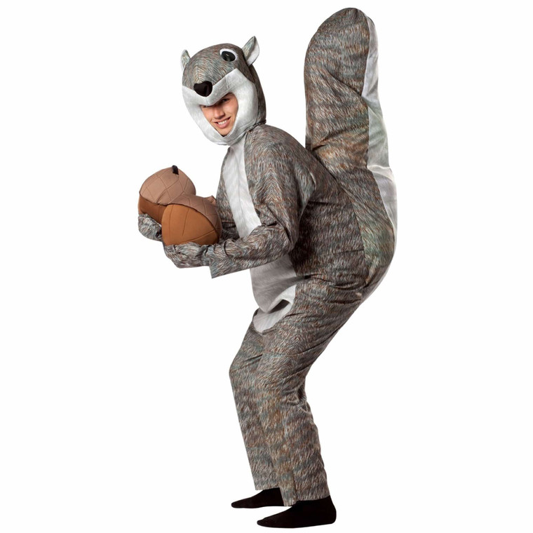Squirrel Animal Zoo Jungle Funny Party Dress Up Adult Mens Costume OS