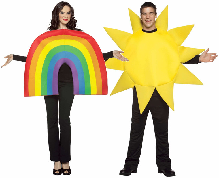 Rainbow And Sun Good Weather Storybook Fairytale Adult Couples Mens Womens Costume