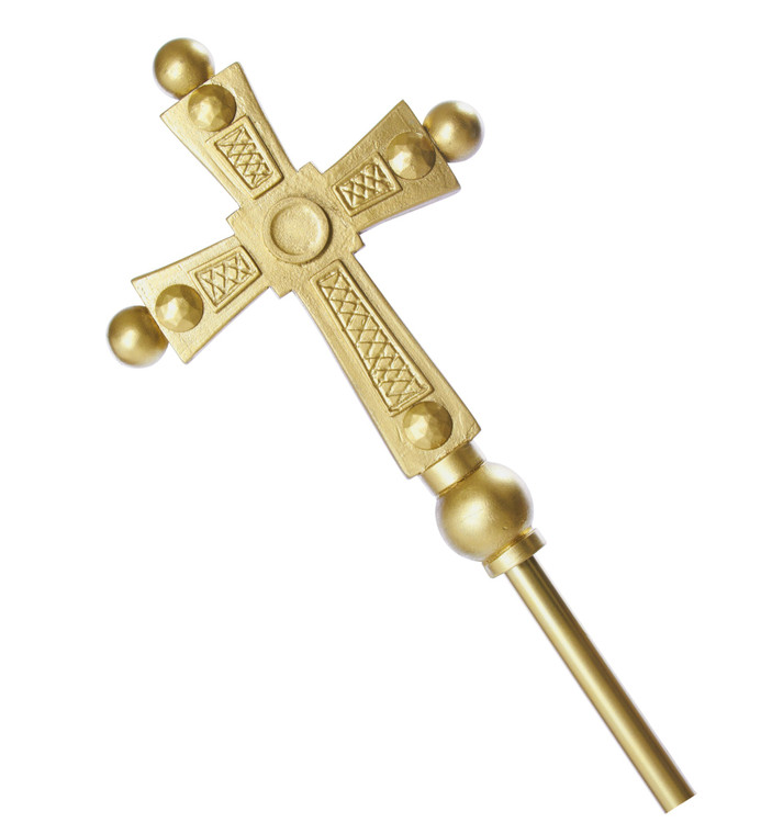 The Pope Holy Priest Biblical Religious Mens Costume Divine Staff Stick Cane