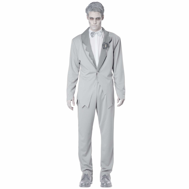 Ghostly Groom Ghost Spirit Victorian Ghost Haunt Halloween Mens Costume
