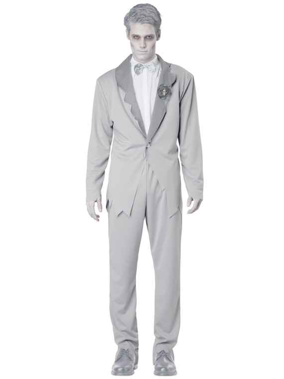 Ghostly Groom Ghost Spirit Victorian Ghost Haunt Halloween Mens Costume