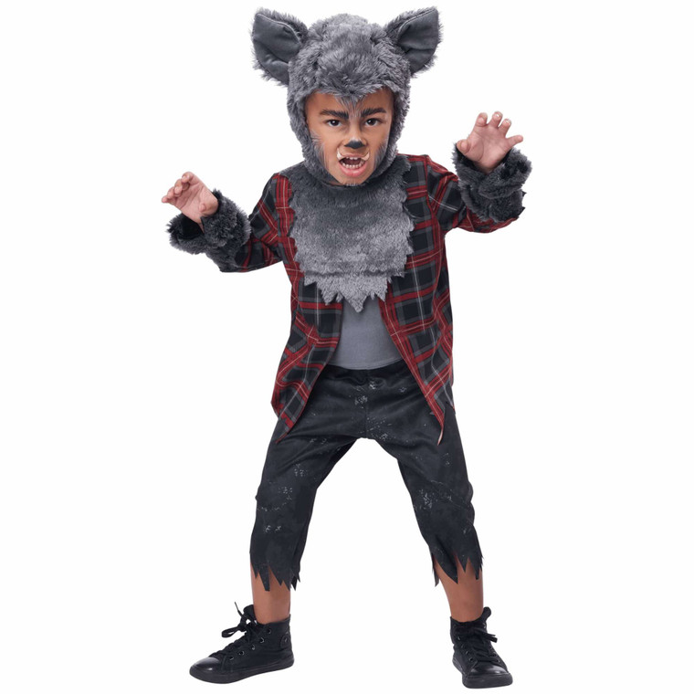 Werewolf Pup Wolf Horror Monster Halloween Toddler Boys Costume