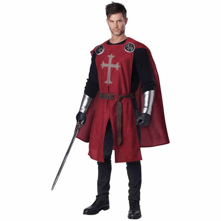Knight's Surcoat Red Tunic Medieval Renaissance Unisex Womens Mens Costume