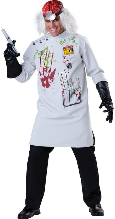 Mad Scientist Evil Doctor Halloween Men Costume