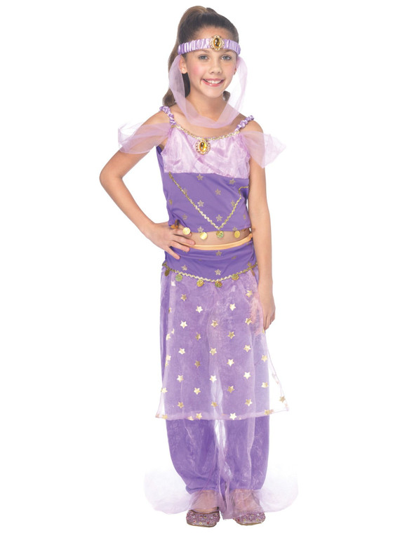 Magic Genie Princess Arabian Aladdin Storybook Toddler Girls Costume