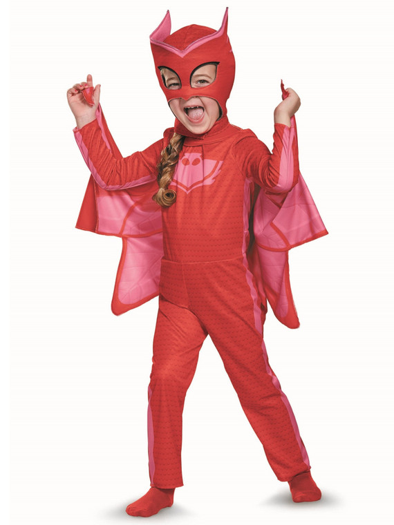 Owlette Classic Red PJ Masks Pjmasks Superhero Toddler Girls Costume