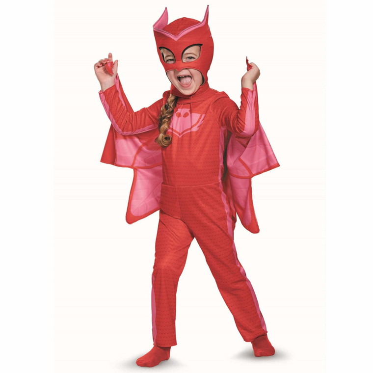 Owlette Classic Red PJ Masks Pjmasks Superhero Toddler Girls Costume