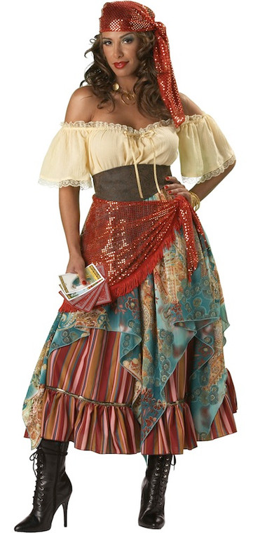Fortune Teller Gypsy Elite Deluxe Women Costume