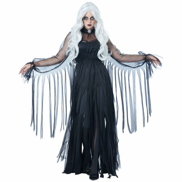 Vengeful Spirit Ghost Haunt Evil Soul Horror Halloween Adult Womens Costume