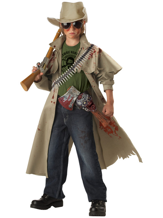 Zombie Hunter Slayer Hero Halloween Child Boys Costume