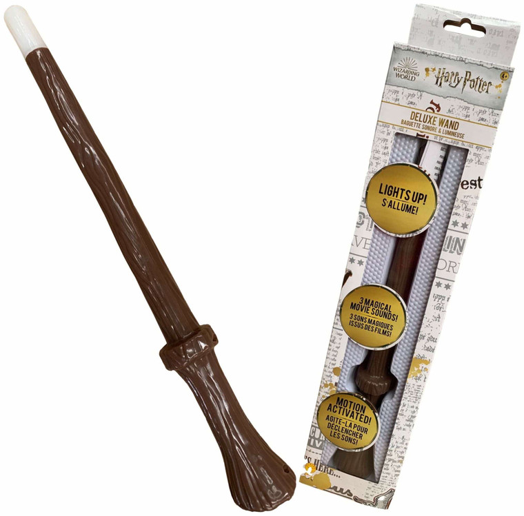 Gryffindor Harry Potter Deluxe Girls Boys Costume Light Up Wand With Sound
