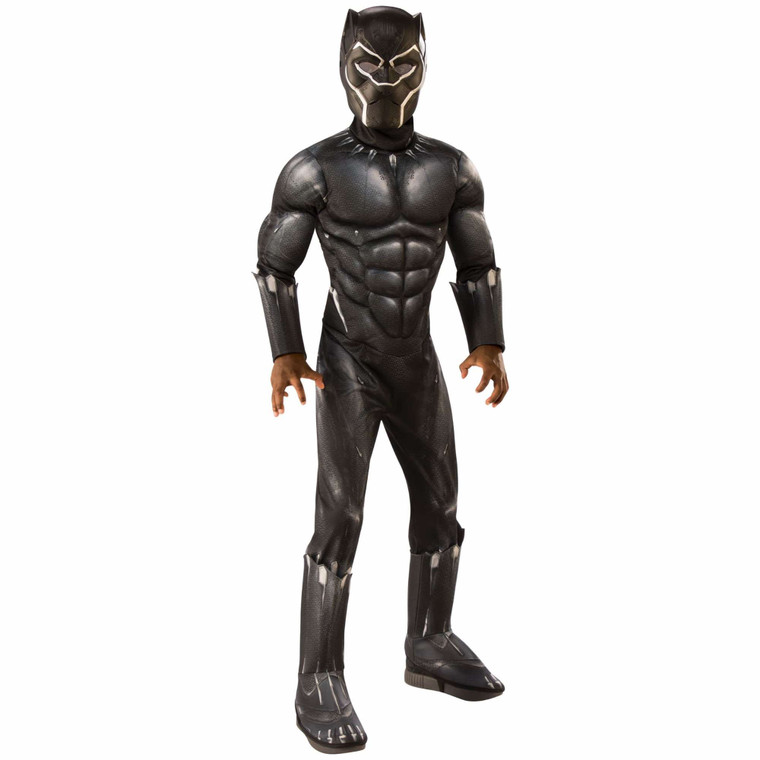 Black Panther Deluxe Marvel Superhero Book Week Child Boys Costume