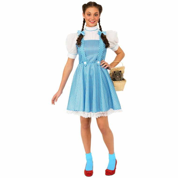 Dorothy Deluxe The Wizard Of Oz Storybook Movie Adult Womens Costume STD