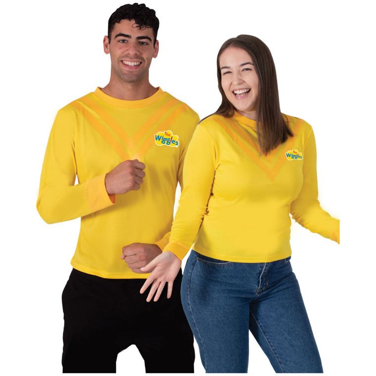 Yellow Wiggle Tsehay The Wiggles Adult Unisex Womens Mens Costume Shirt Top