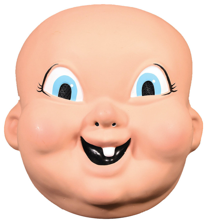 Happy Death Day Mascot Babyface Horror Movie Adult Unisex Costume Vacuform Mask