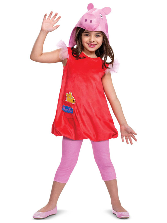 Peppa Pig Deluxe Preschool Cartoon Book Week Child Girls Costume S