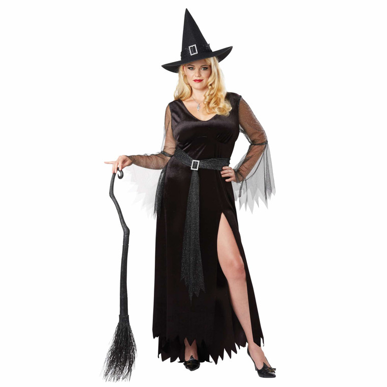 Rich Witch Sorcerer Wizard Storybook Fairytale Book Week Womens Costume Plus