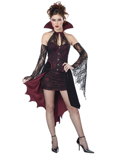 Vampire Vixen Dhampir Vampiress Twilight Gothic Transylvania Womens ...