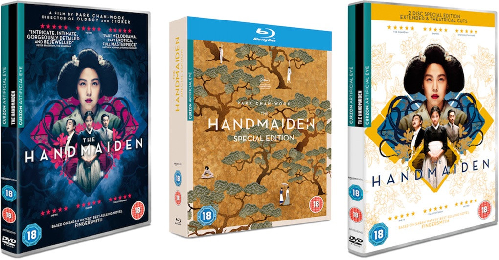 The Handmaiden special edition (extended & theatrical cuts regionB blu