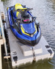 An ultraviolet Seadoo on the Gray Xpress in a side-mount configuration