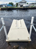 JetPort XL Boat Lift Complete with Front Platform and Buoyancy Booster