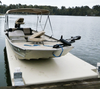 JetPort XL Boat Lift Complete with Front Platform and Buoyancy Booster