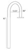 high water pole, water pole, dock pole, floating dock pole, hurricane poles