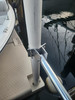 example photo of round piling bracket, stiff arm bracket