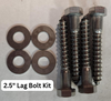 Wooden Dock Lag Bolt Kit, Stainless