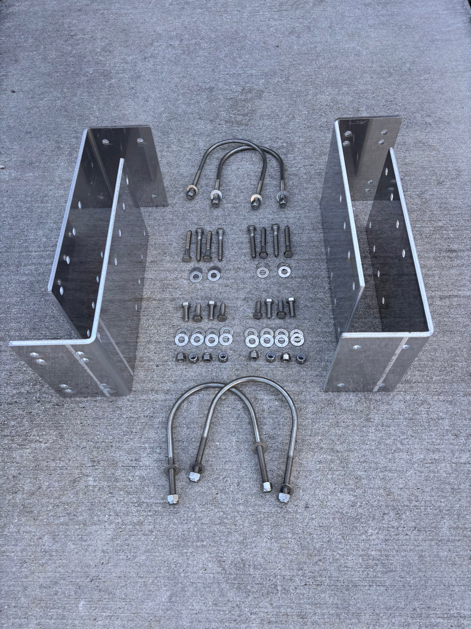 Light Duty Adjustable Z Bracket Kit, set of 2