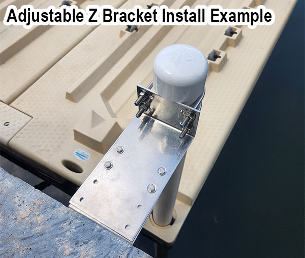Light Duty Adjustable Z Bracket Kit, set of 2