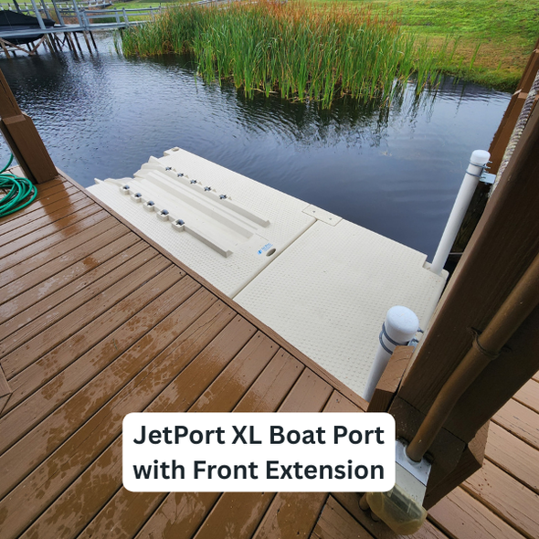 JetPort XL Boat Port with Front Platform JetPort XL Boat Port with Front Platform