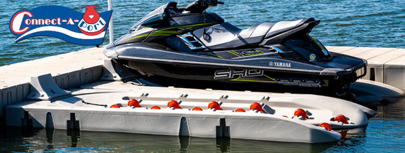 Connect-A-Port XL6 floating jet ski dock Connect-A-Port XL6 floating jet ski dock
