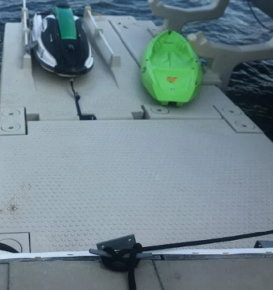 jetport kayak dock with front and wing extension jetport kayak dock with front and wing extension