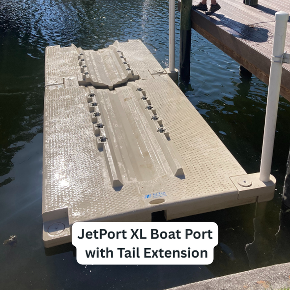 JetPort XL Boat Port with Tail Extension JetPort XL Boat Port with Tail Extension