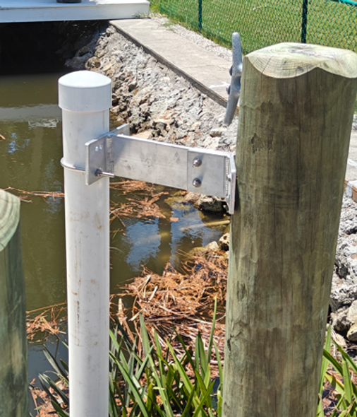 round piling to flat bracket round piling to flat bracket