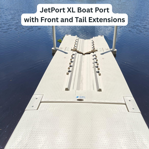 JetPort XL Boat Port with Front and Tail Extension JetPort XL Boat Port with Front and Tail Extension