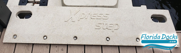 xpress step tan hardware cover floating pwc port